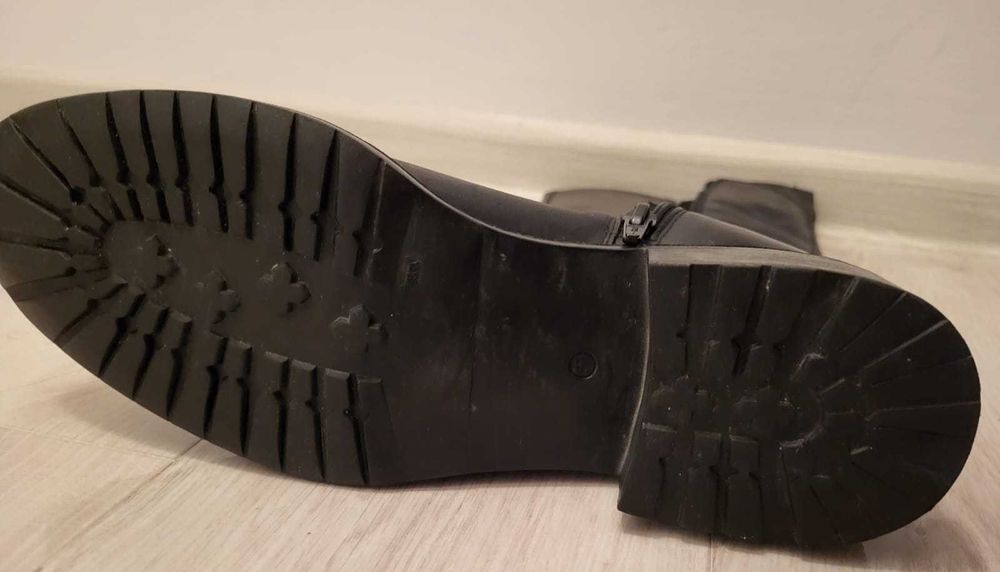 Cizme lungi Lambertazzi, piele naturala