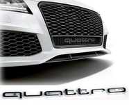 емблема AUDI QUATTRO за решетка,А4 А5 А6 А7 маска  ауди лого емблема