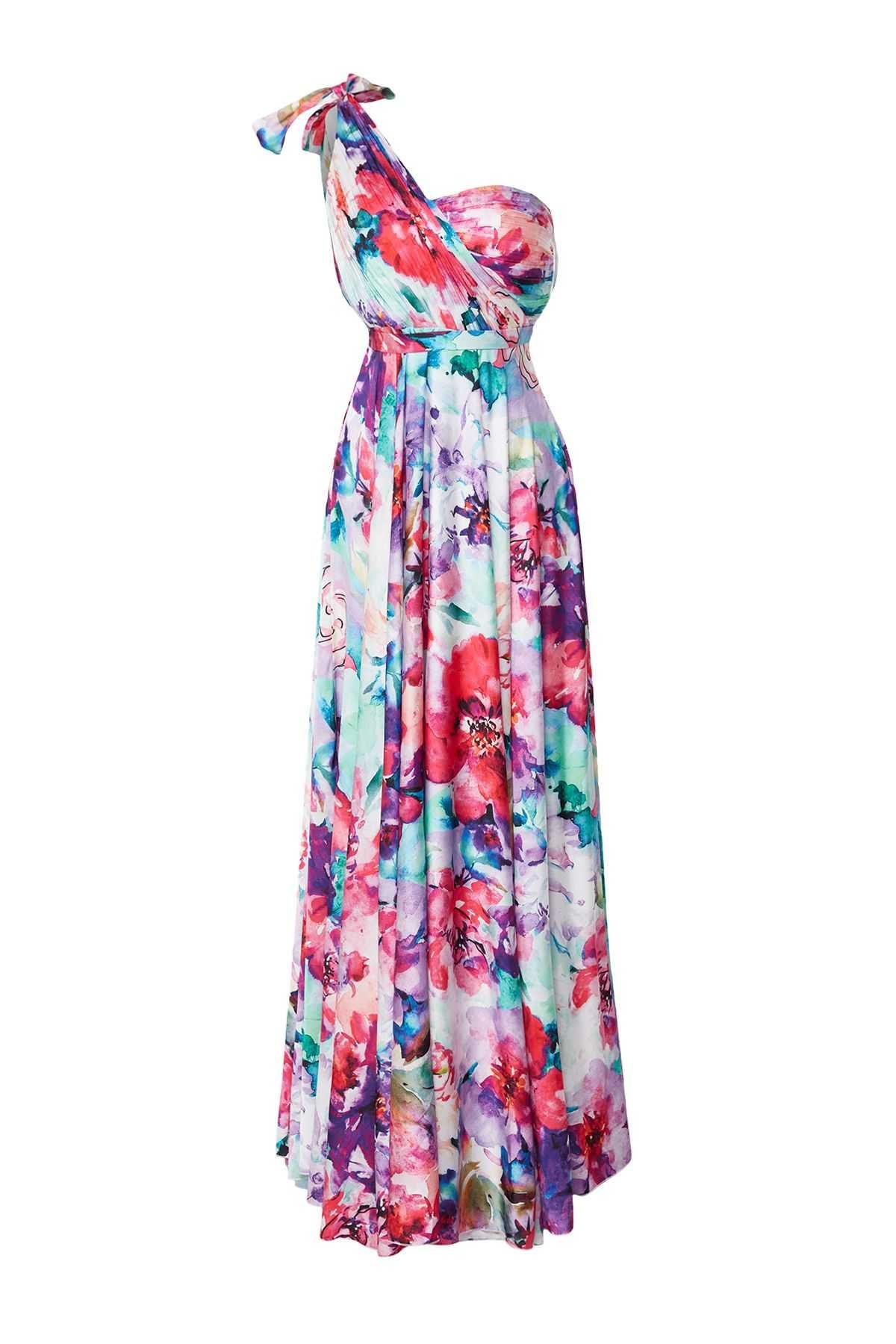 Rochie trendyol imprimeu floral marimea 42 noua cu eticheta
