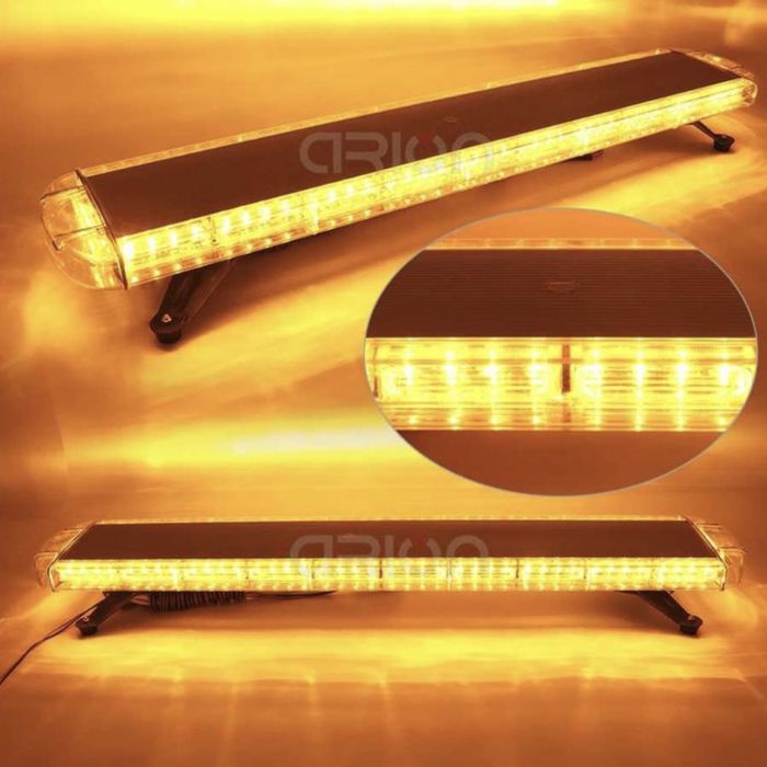 121 см LED диодна аварийна сигнална лампа за таван 12-24V маяк, буркан