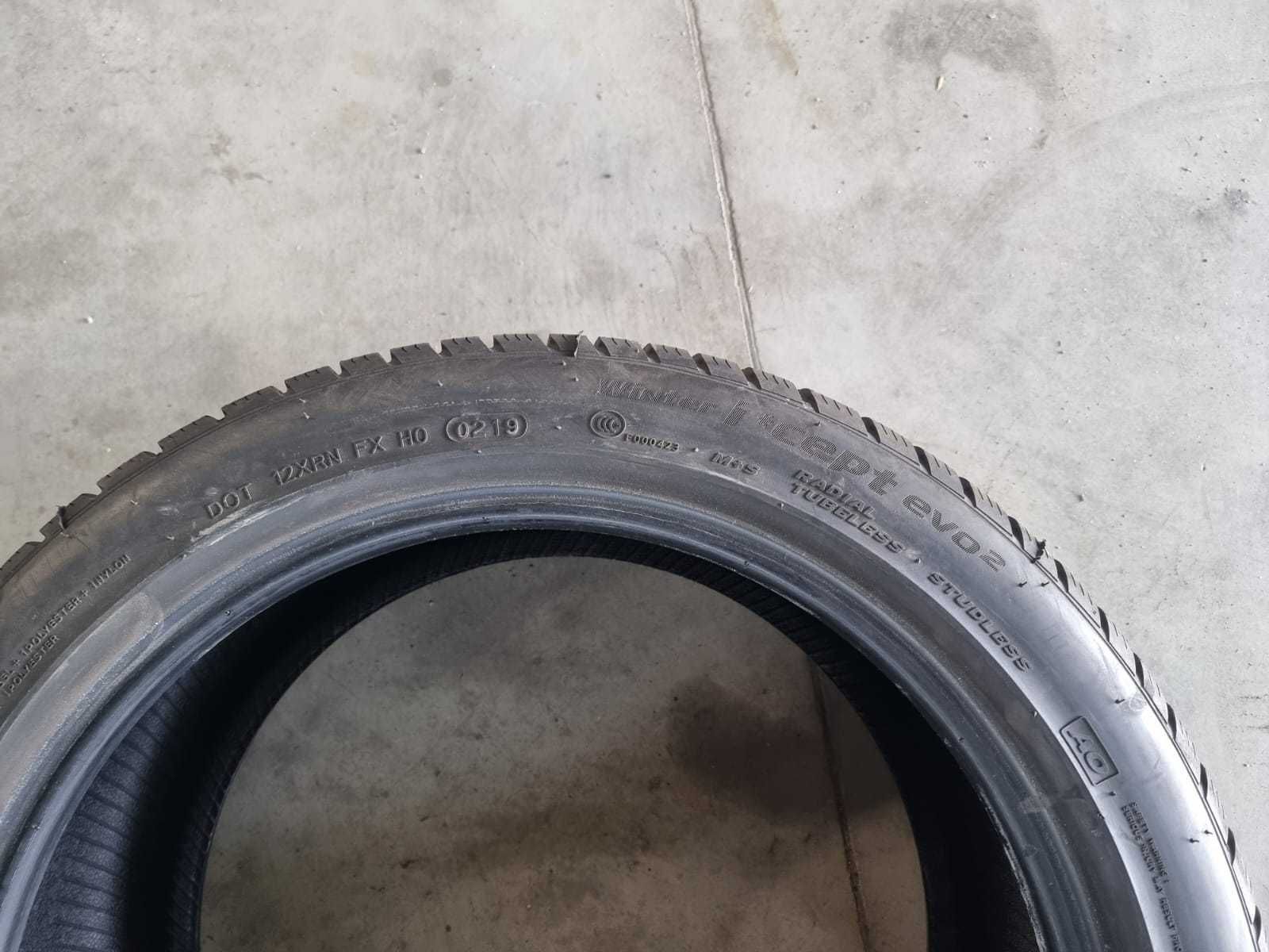 4 Anvelope IARNA 215.45.17 'Hankook' ; stare foarte buna