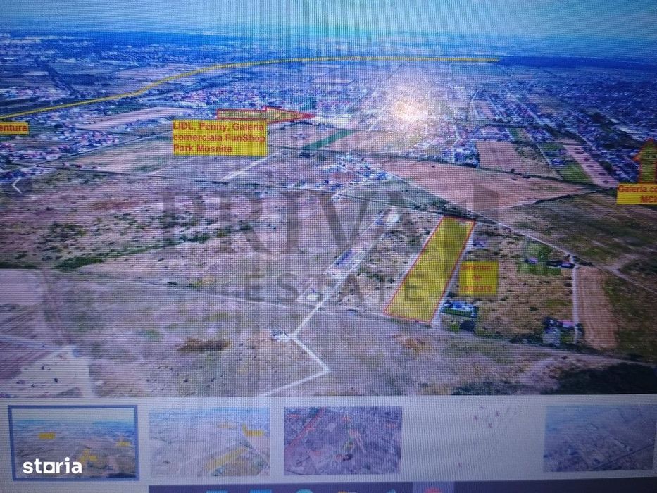 Teren intravilan, 780 mp, front 16ml, Mosnita Noua