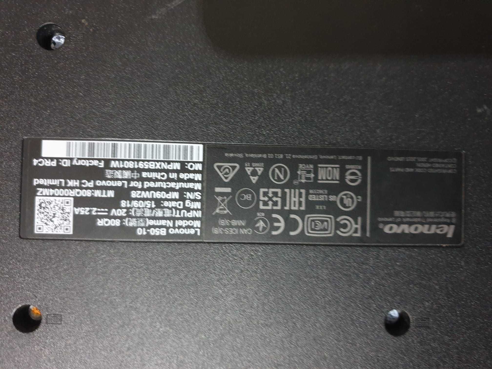 Laptop Lenovo IdeaPad B50-30  Quad Core™ N3540, 2.16Ghz, 15.6",