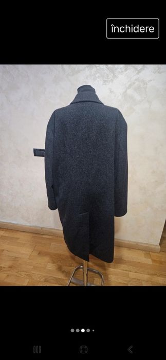 Palton Boss lana și casmir