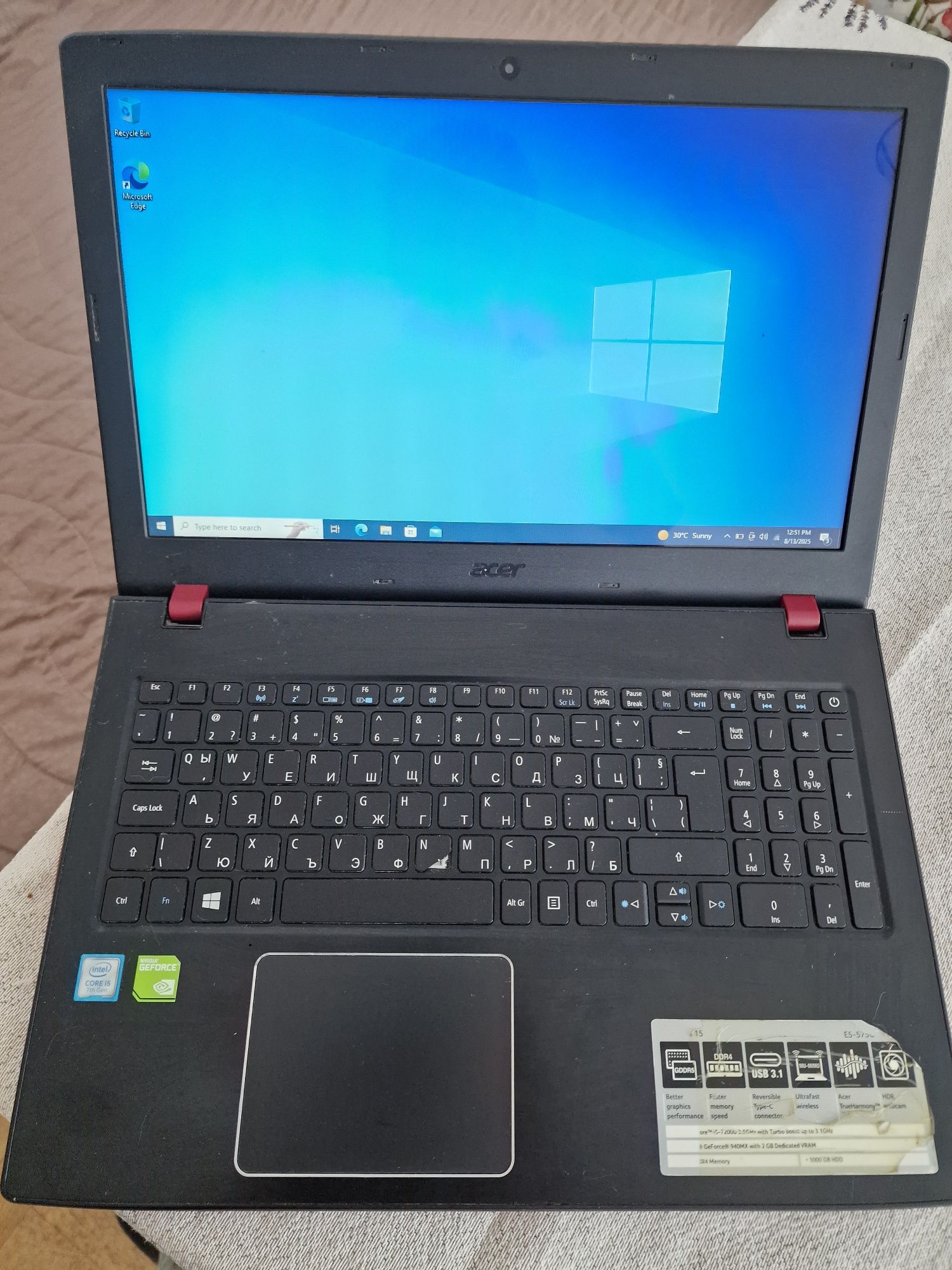 Лаптоп Acer Aspire E5-575 series