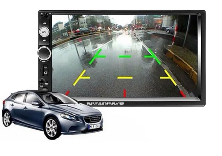 MP5 Video Player 2DIN - Bluetooth, USB, 7" HD Touchscreen