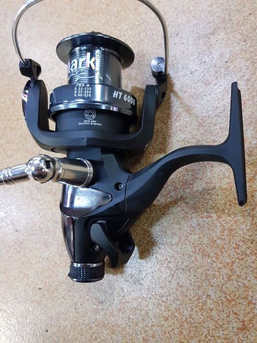 Set 4 mulinete crap EastShark cu baitrunner HT6000