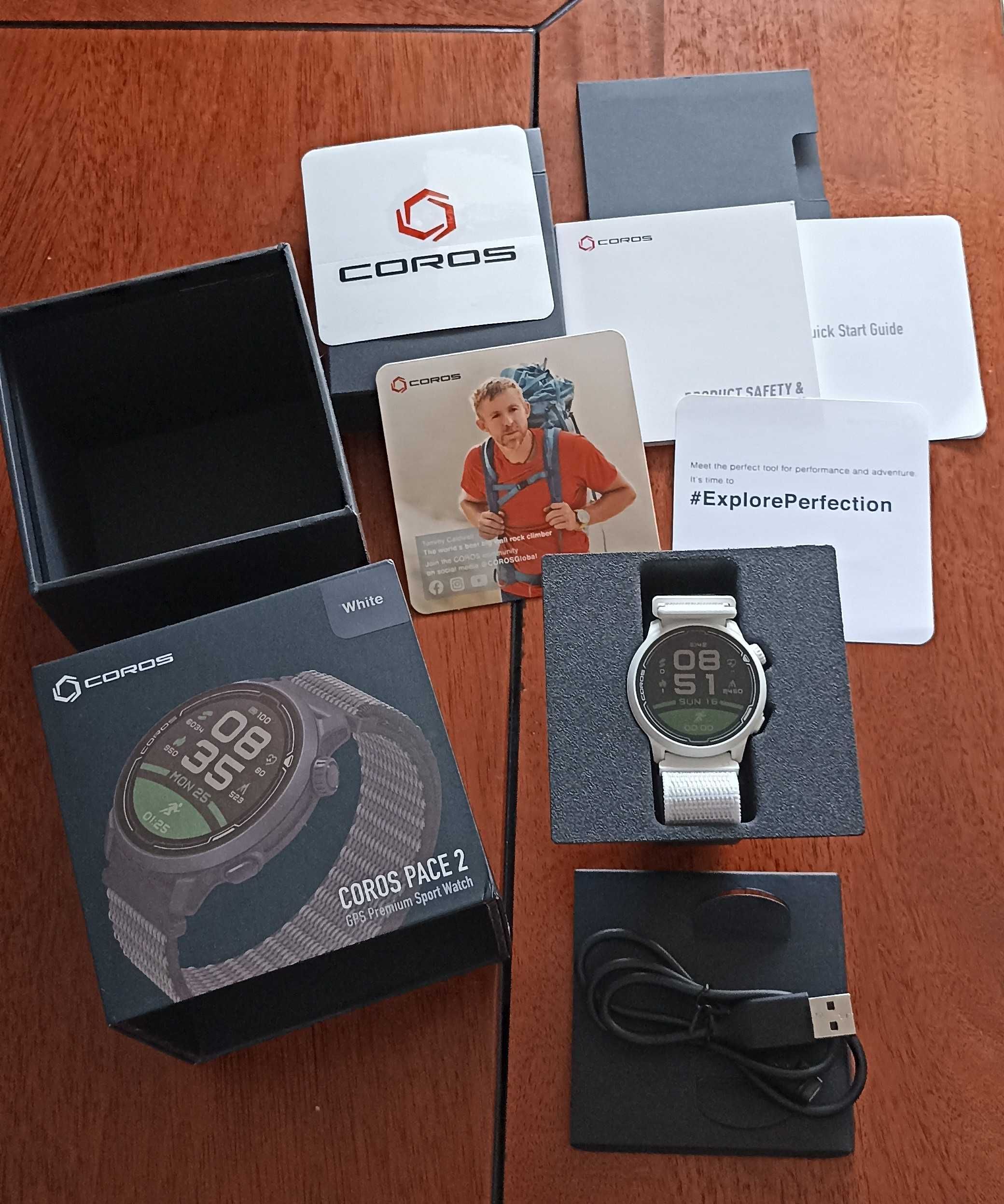 Coros Pace 2 GPS, спортен смарт часовник, нов