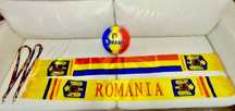 Eșarfă Romania + Minge Fotbal România / SET