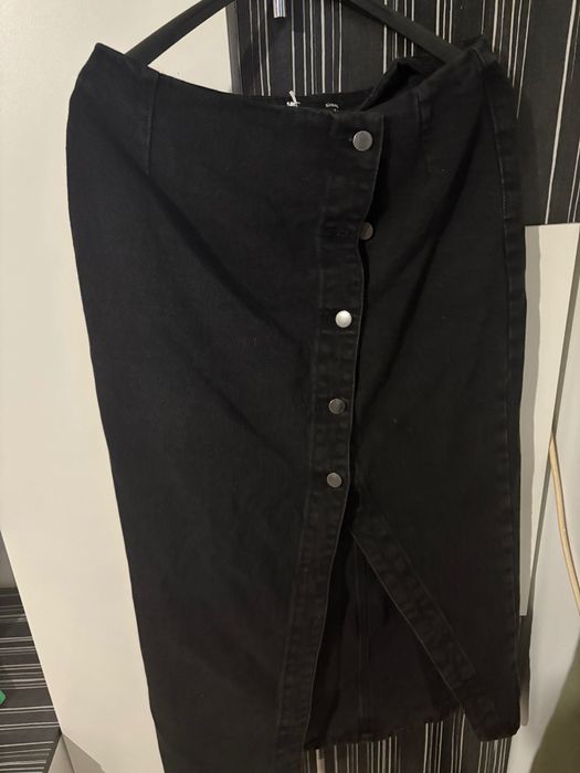 Дънкова черна пола