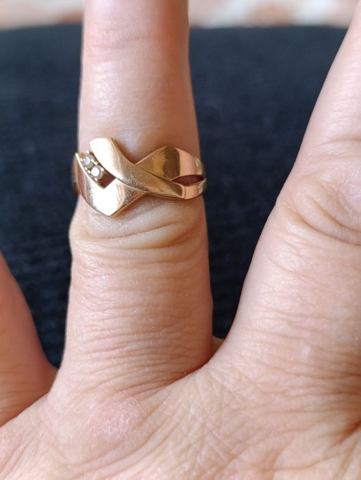 Кольцо золотое 585