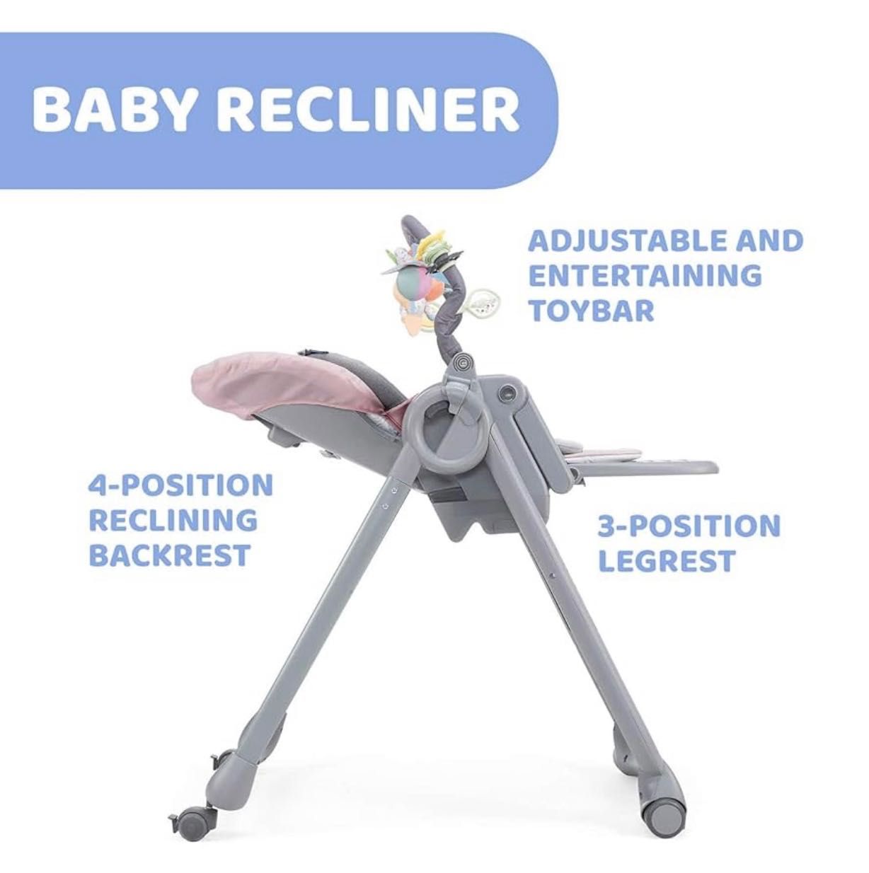 Столче за хранене Chicco polly magic relax
