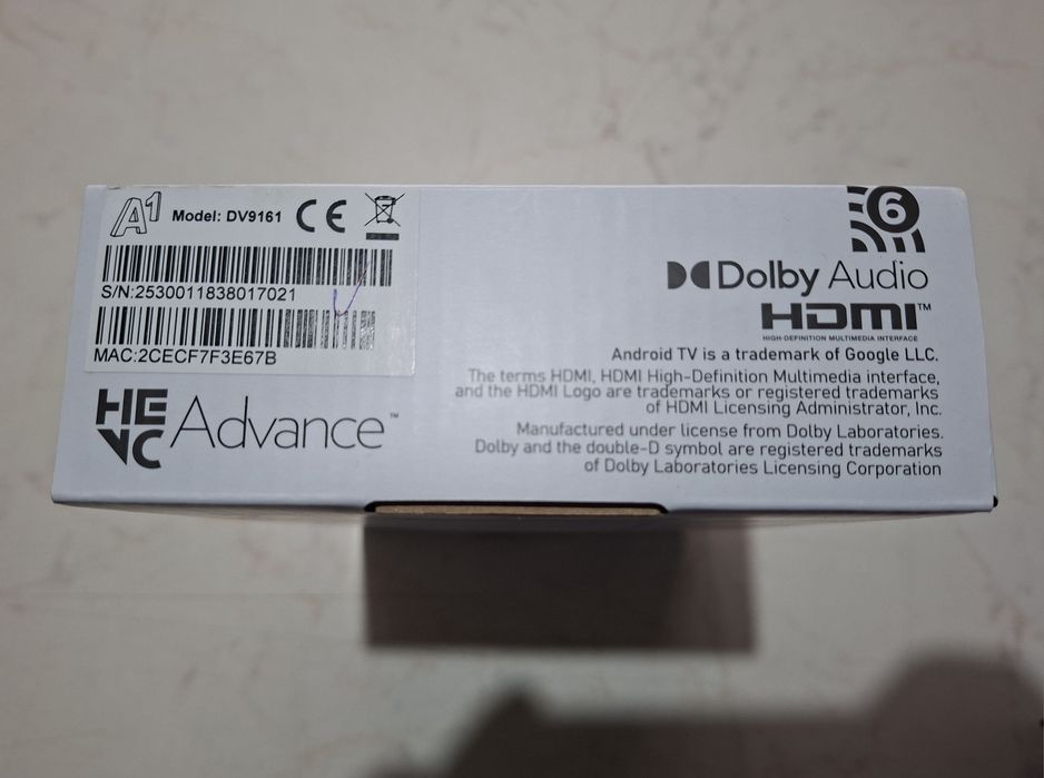 ЧИСТО НОВ ! Android TV Box (DV9161)