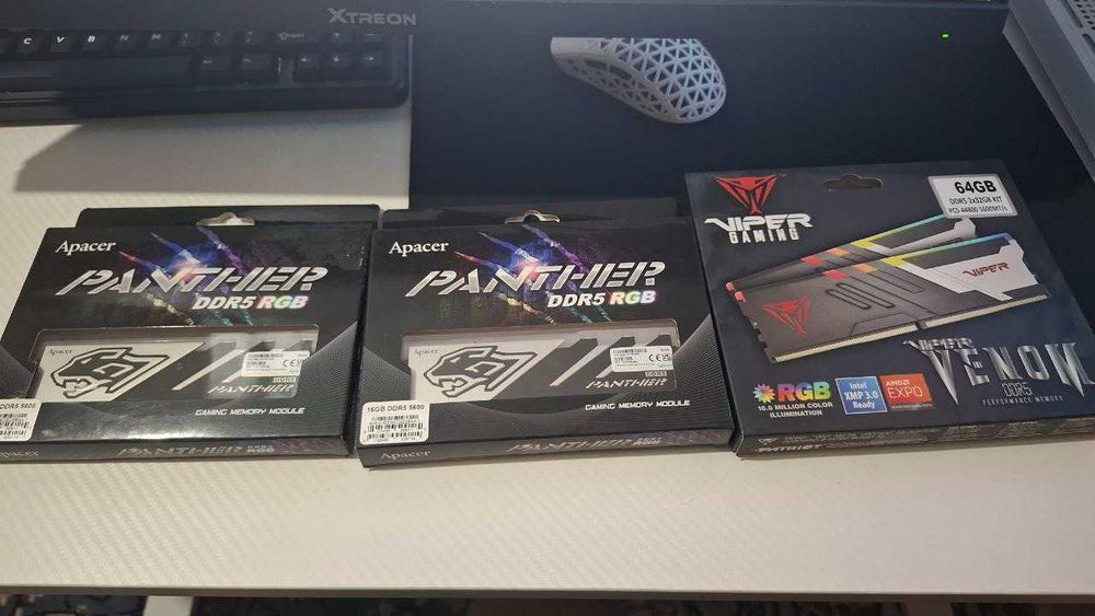 Продам ОЗУ 32 гб и 64 гб. 5600 мгц DDR5
