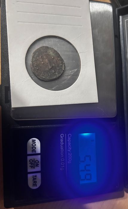 Monedă Romană Folis autentică perioadă  286-305 d.Hr