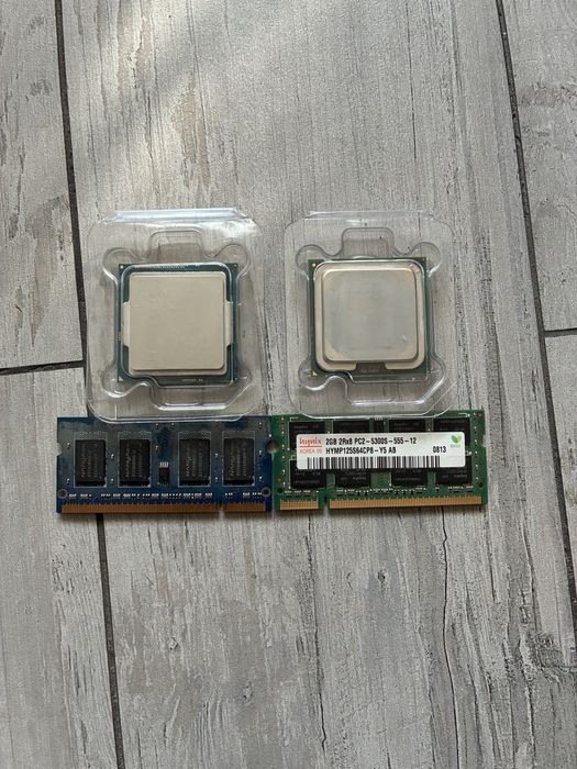 Продам процессоры pentium и оперативку доя ноутбука