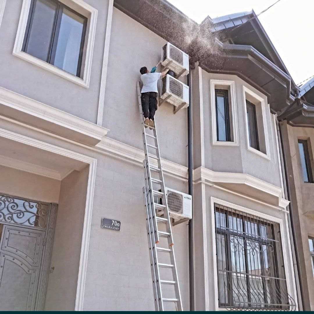 установка кондиционер  Ustanovka konditsaner  бризер рекуператор