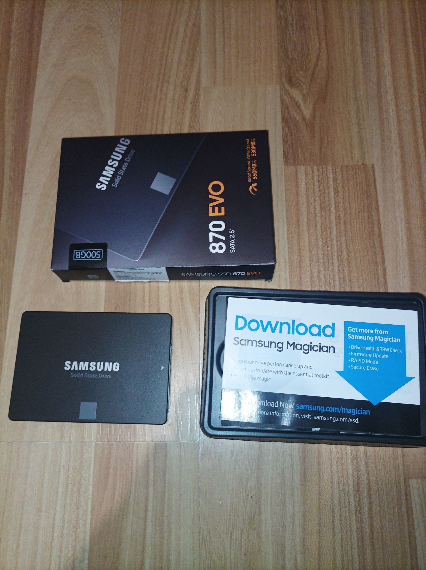 SSD диск Samsung 870 EVO 2.5" 500GB