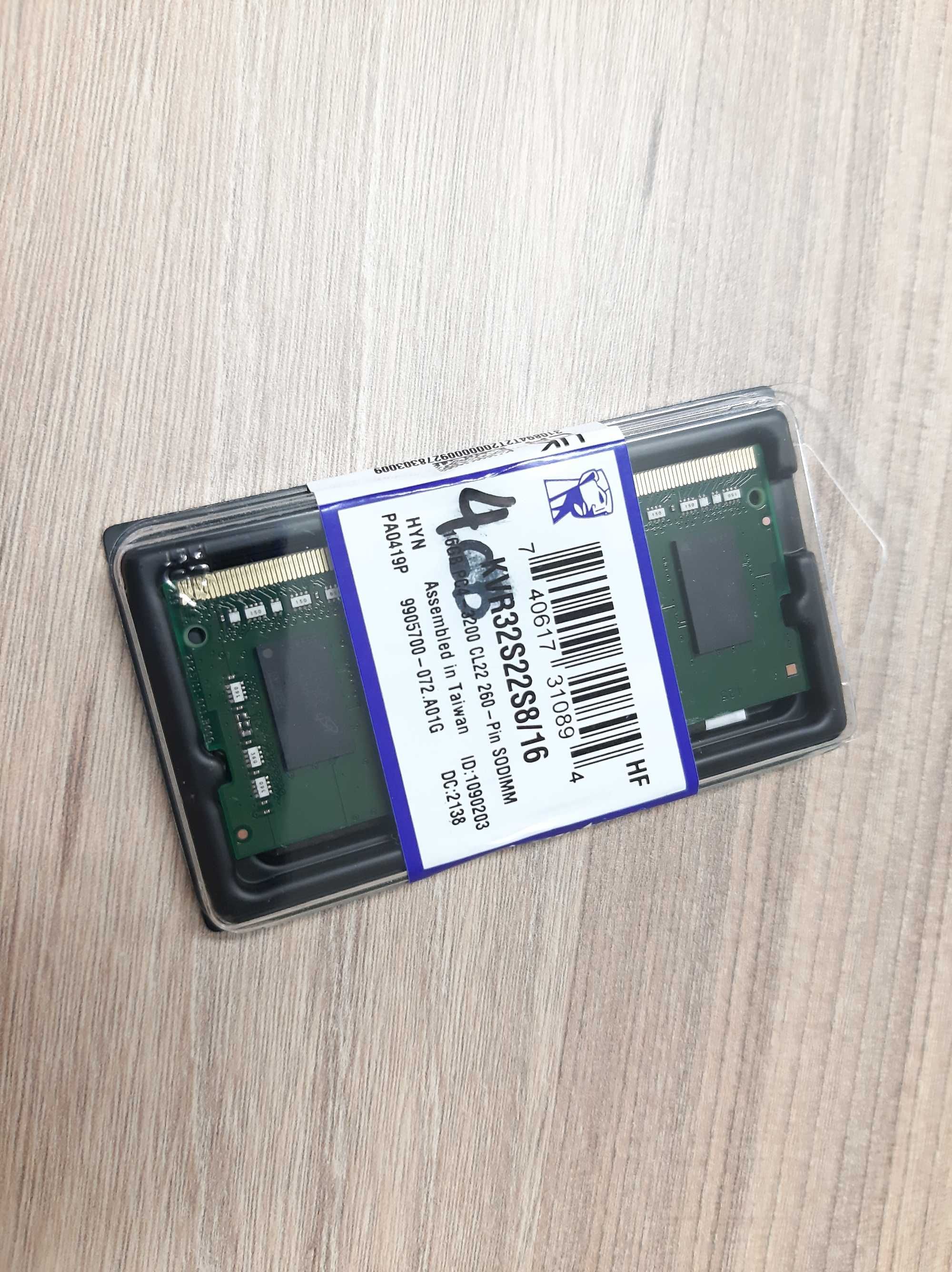 Рам памет за лаптоп Kingston DDR 4 4GB 3200