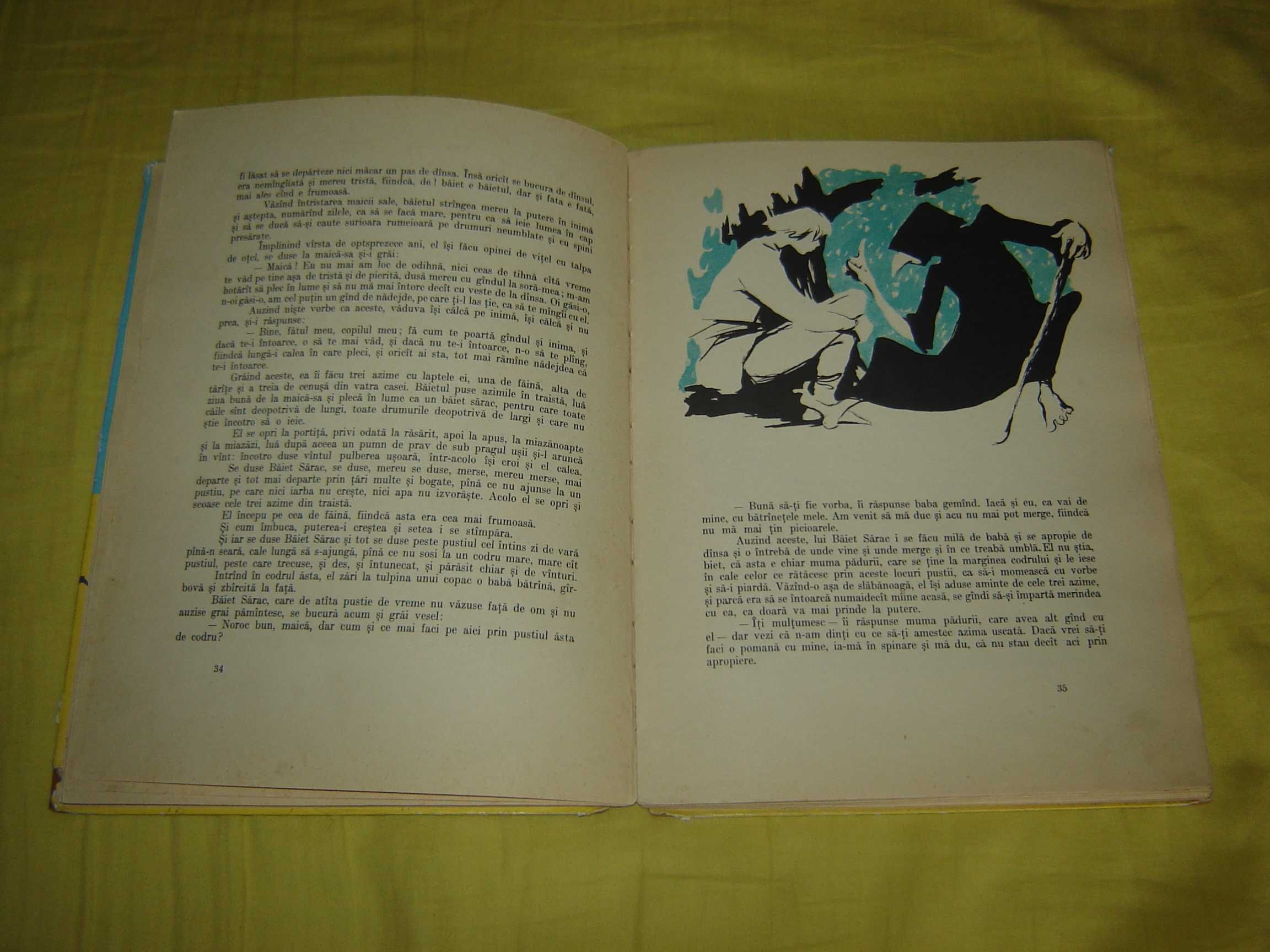 Carte copii Povesti Ioan Slavici 1960 Editia I