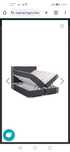 Легло с два матрака и топ матрак Double Comfort Dark Pocket 160/200 см
