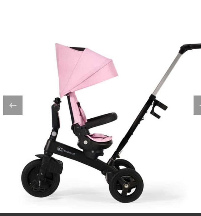 Tricicleta Kinderkraft Twipper Roz