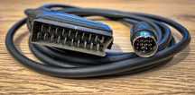 Cablu audio video 13 pini scart pentru Atari 7800 ST 520 1040 STFM