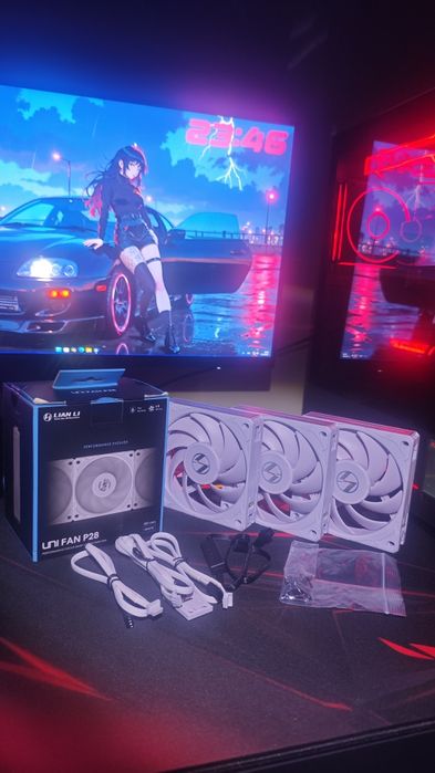Продам Премиальные Кулера для Пк  LIAN Li Uni Fan P28 White