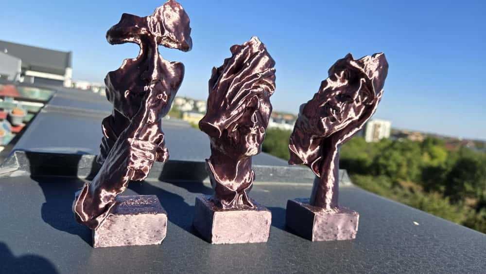 Sculpturi abstracte create 3D
