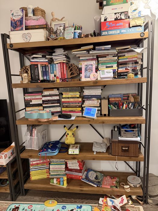 Set de mobilier în stil industrial pt sufragerie/camera de zi/birou