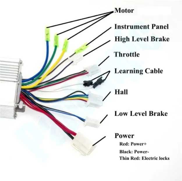 Controller trotineta BICICLETA ELECTRICA 36V 48V 350W MOTOR fara perii