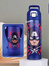 Термос бутылка Капитан Америка