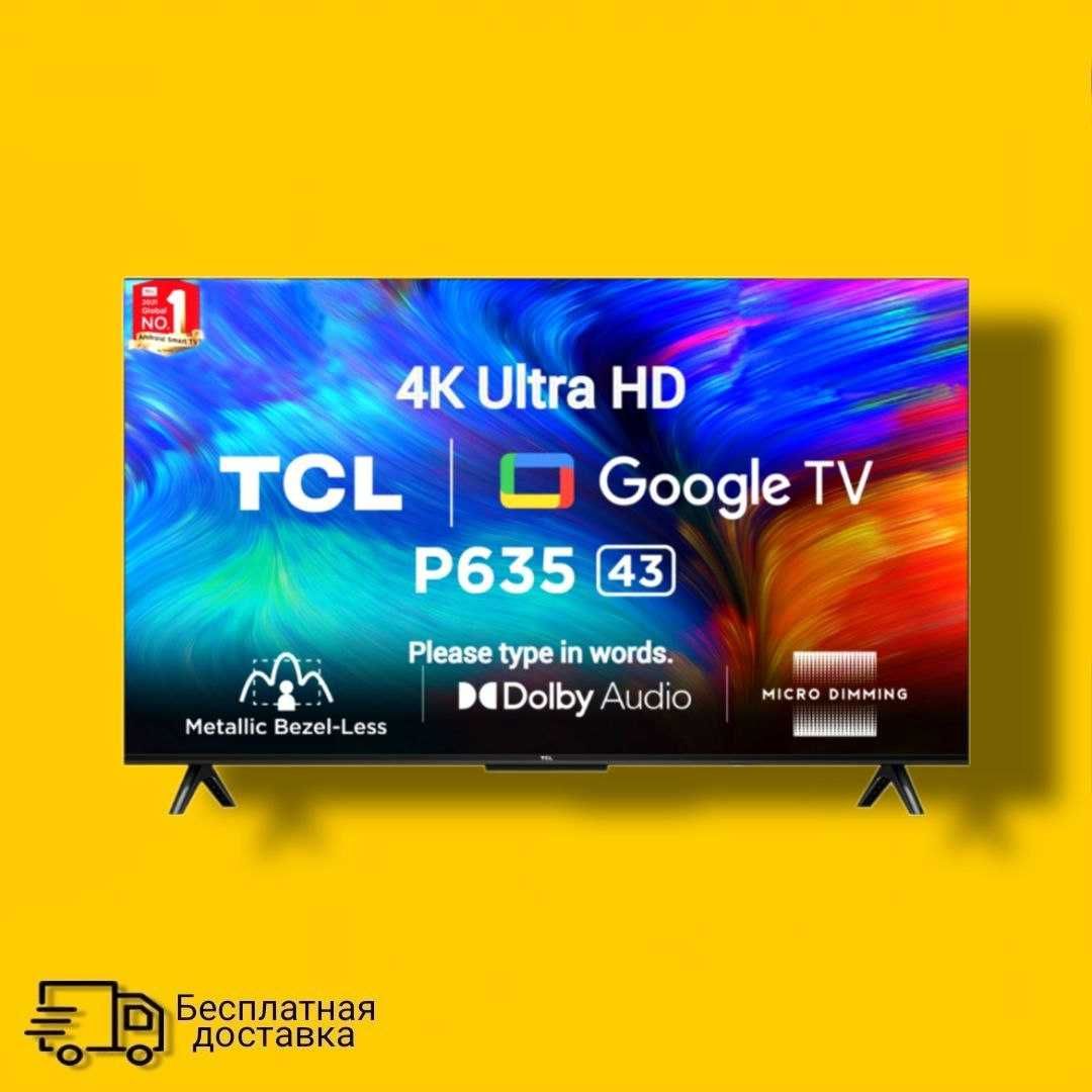 Телевизор TCL 43 4K Smart Tv Мега Скидки!+Есть Рассрочка!+Доставка!