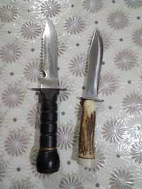 Продавам ръчно изработен туристически нож и заводски изработен такъв