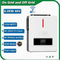 Invertor hibrid OFF-Grid 6.2kW -48V panouri fotovoltaice
