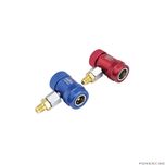 Set cuple rapide, conectori de service 90° pentru aparat de aer