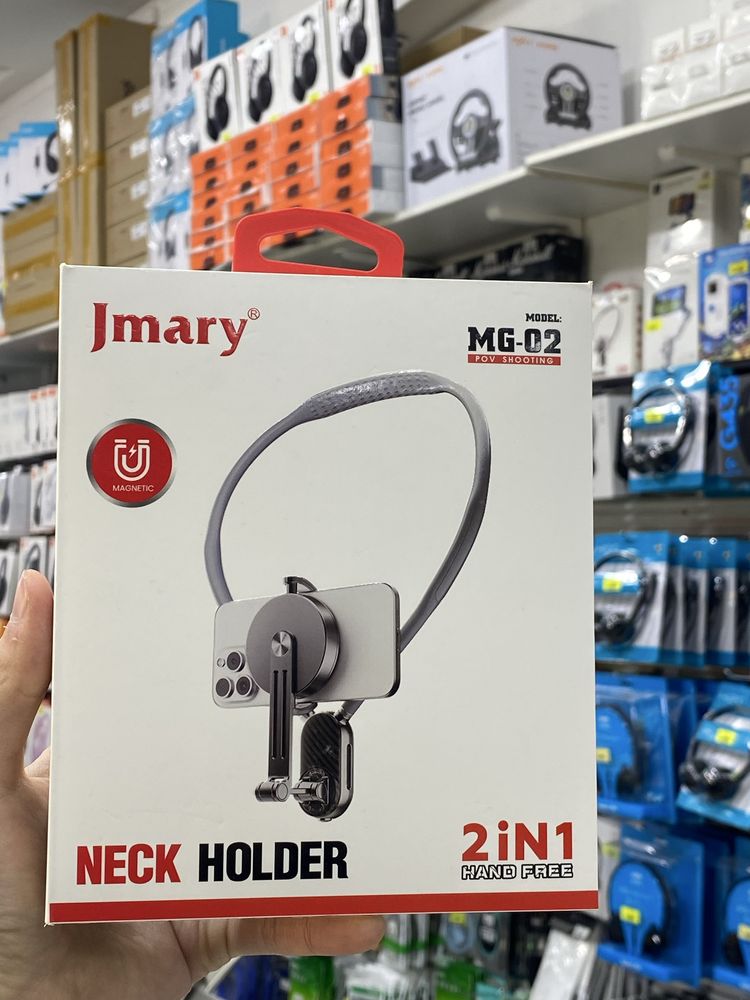 Держатель для телефона на шею Jmary MG-02 – комфорт и свобода рук!