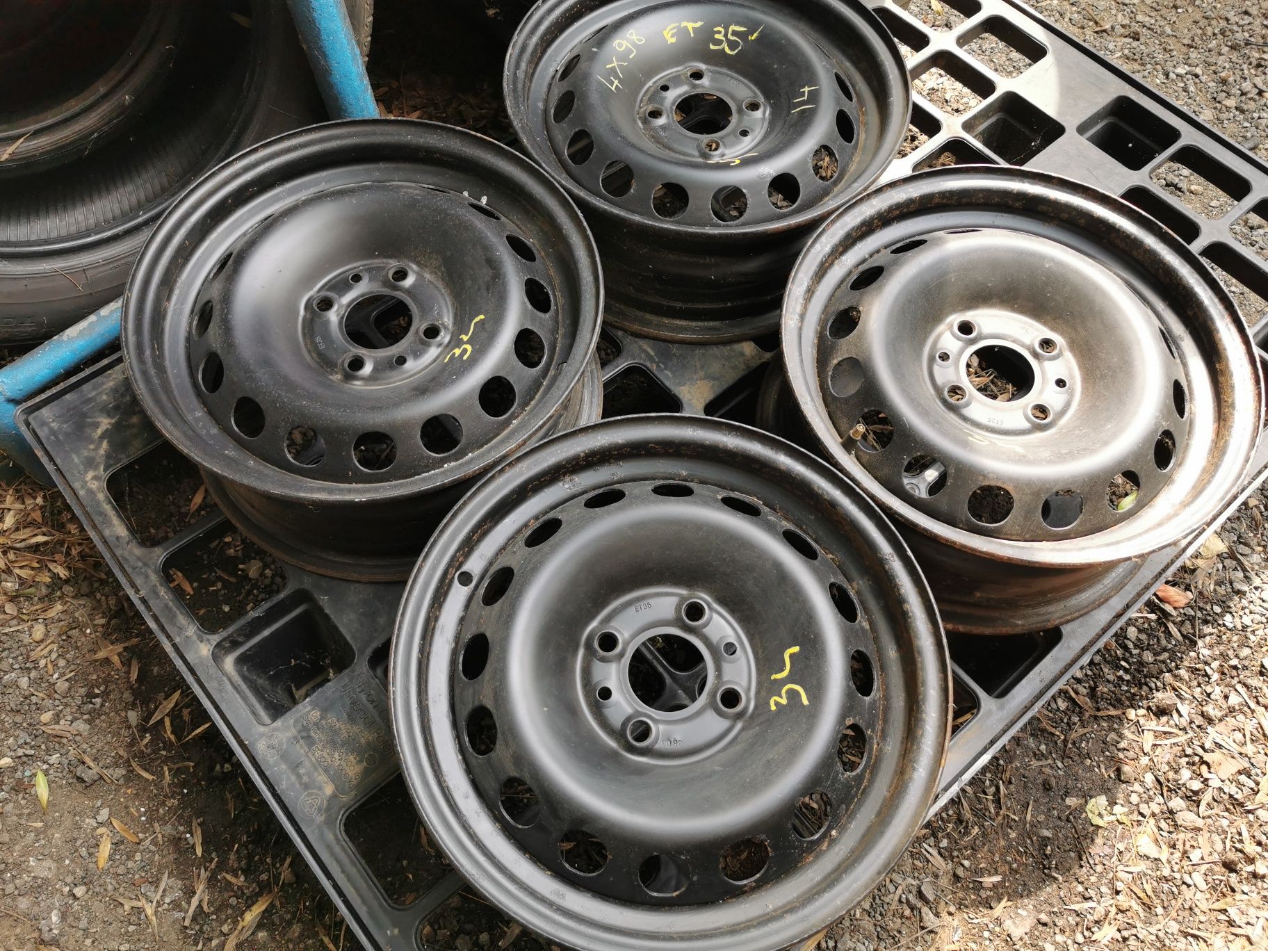 4x98 R 14 inch jante tabla Fiat bravo punto alfa Romeo