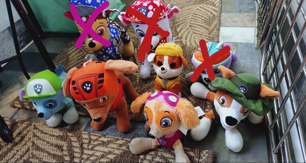 Plușuri Paw Patrol – 20 lei/bucata