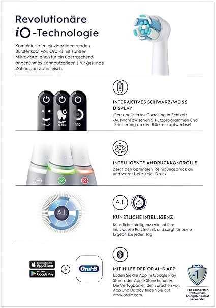 Електрическа четка за зъби Oral-B iO Series 6N Grey Opal 1 бр