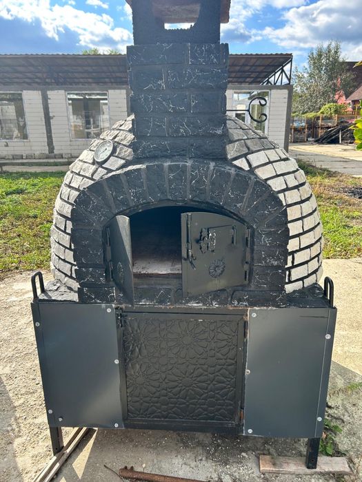 Cuptor de gradina pe lemne - Caramida, vatra, cos si ceas | Turcia