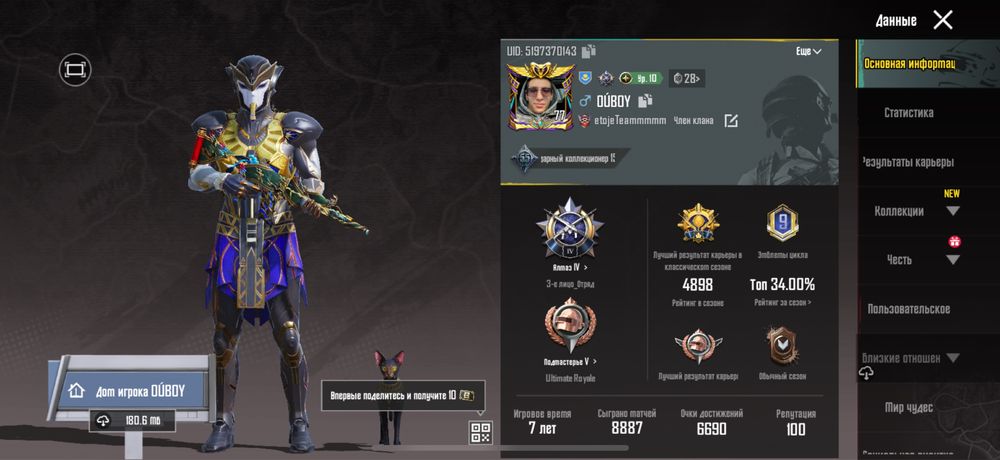 Аккаунт Pubg Mobile