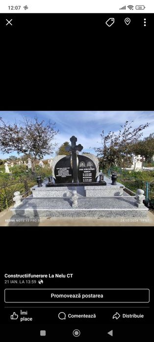 Cruci cripte monumente funerare comstnata
