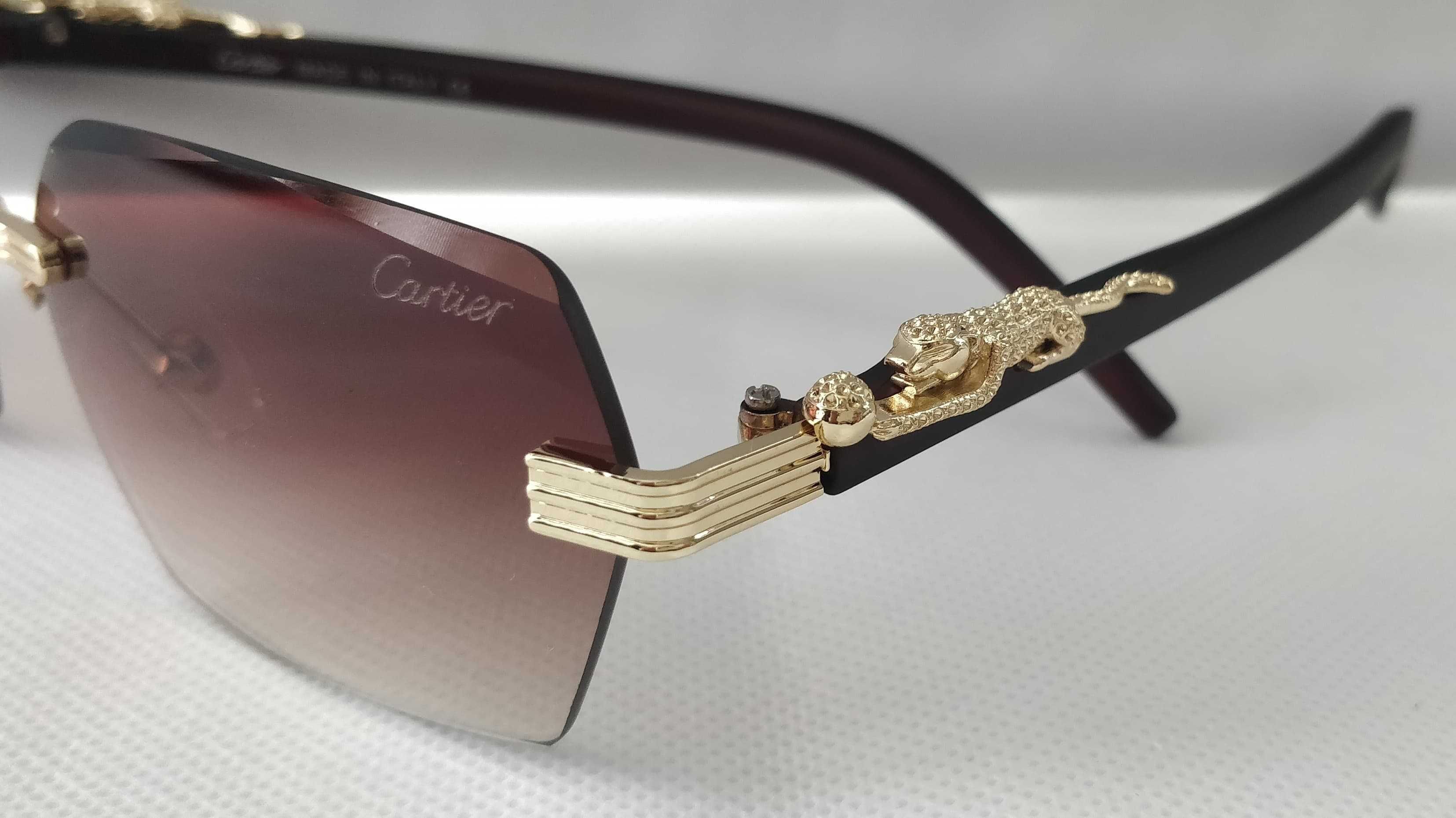 Ochelari de soare Cartier model 4 Brown Gradient