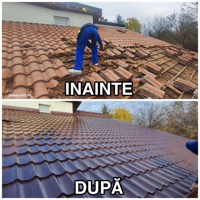 Reparații Acoperișuri / Vopsire/ Terase&Foișoare / Accesorii / Izolați