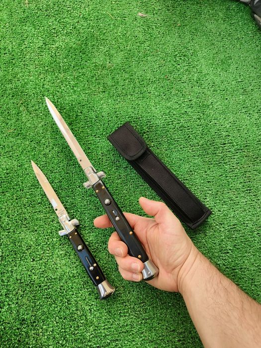 Briceag Italian cu buton automat , briceag Vânătoare / pescuit