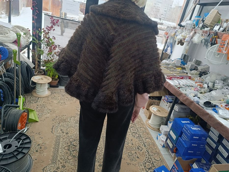 Продам накидка норковая 2х сторонняя