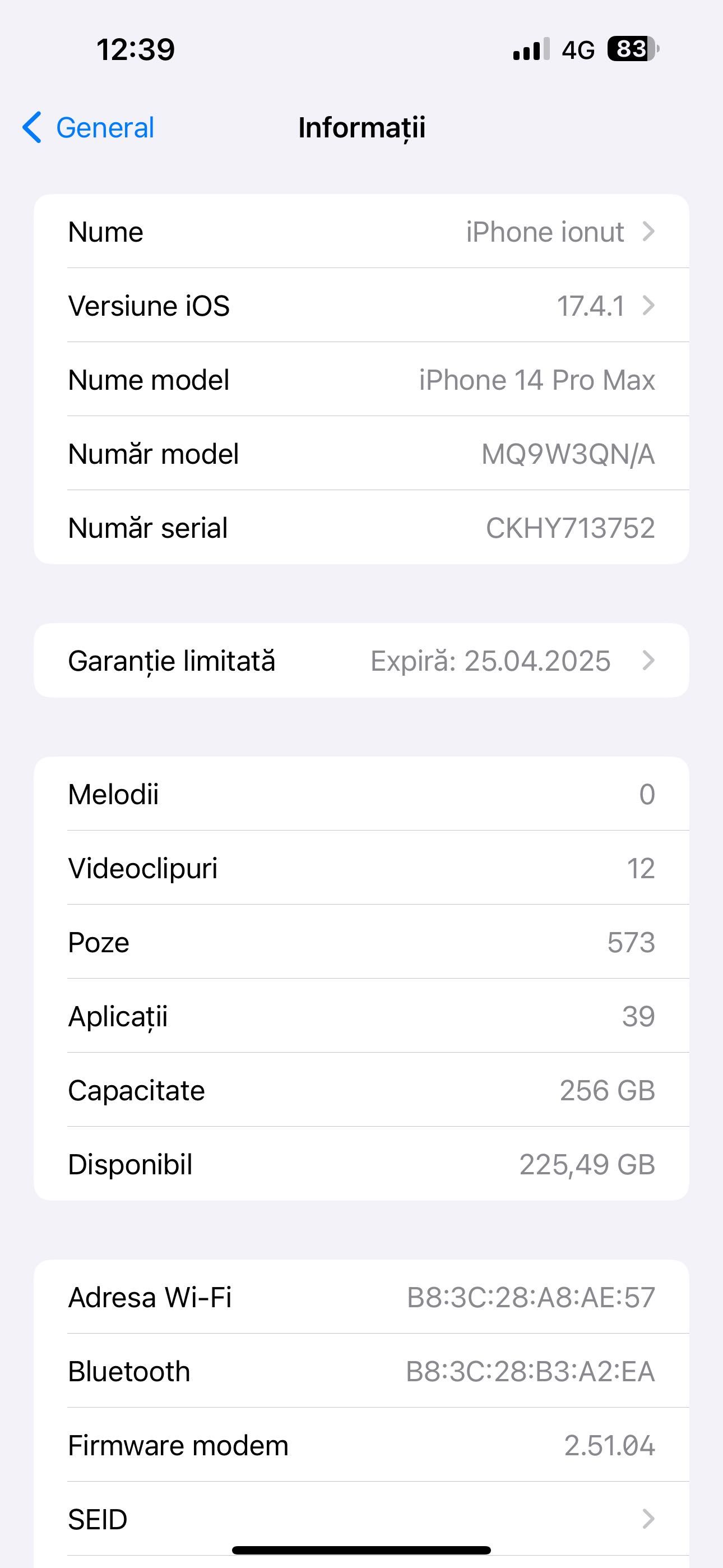 iPhone 14 Pro Max 256gb