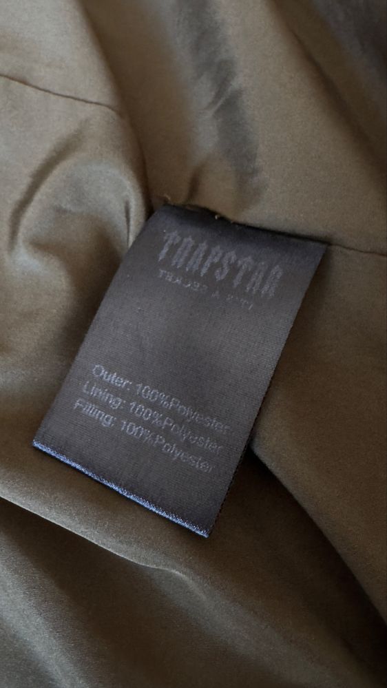 Пухено яке Trapstar Hyperdrive (Olive)