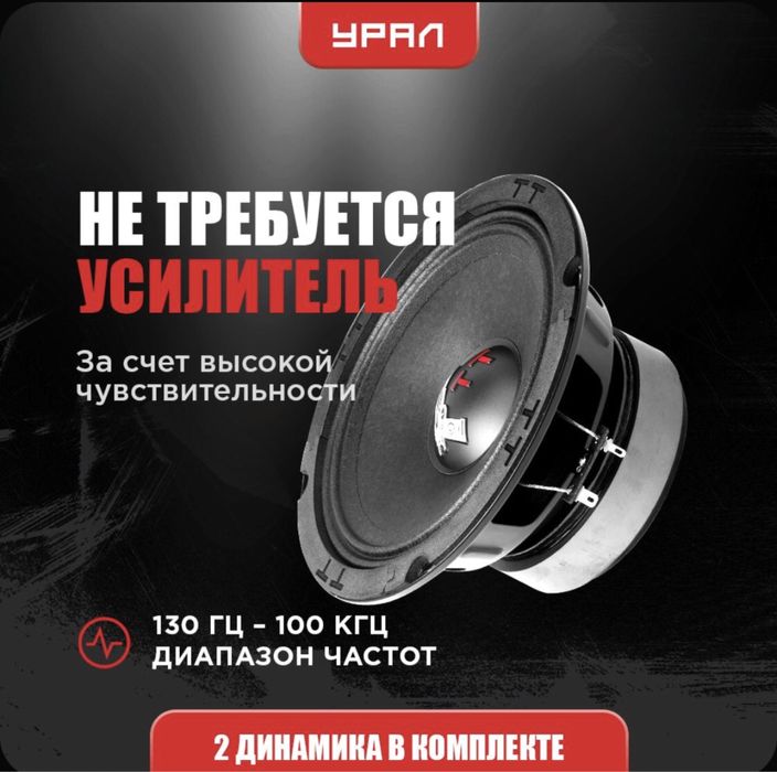 Ural TT 165 динамики,колонки